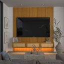 Ver imagem 3 de Home Realce/Native 222,5 cm - Naturale/Naturale/Tela Rattan Creme