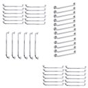 Ver imagem 1 de Barra de Apoio Inox 50cm 60cm 70cm 80cm Kit 42 Unidades Idoso Cadeirante Deficiente Banheiro Acessib