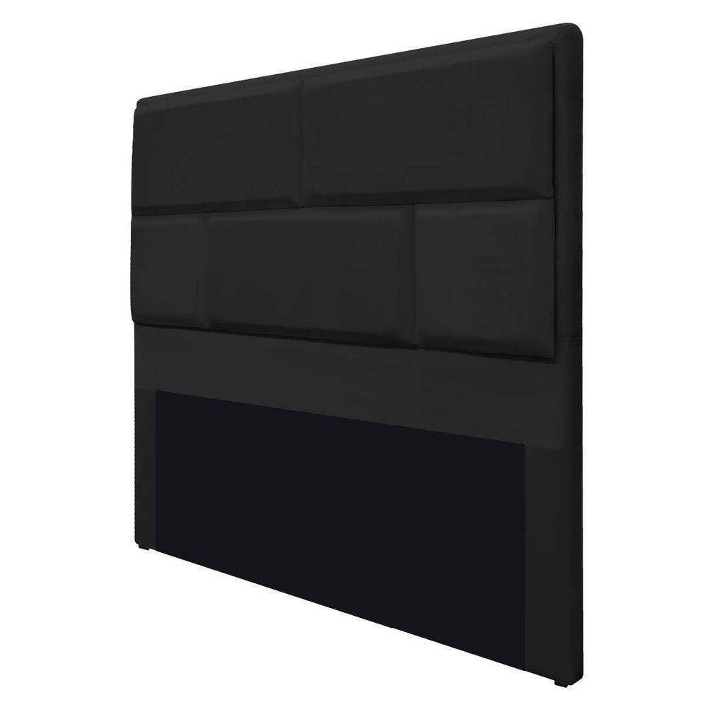 Cabeceira Casal 140 Cm Cama Box Corano Preto - 4