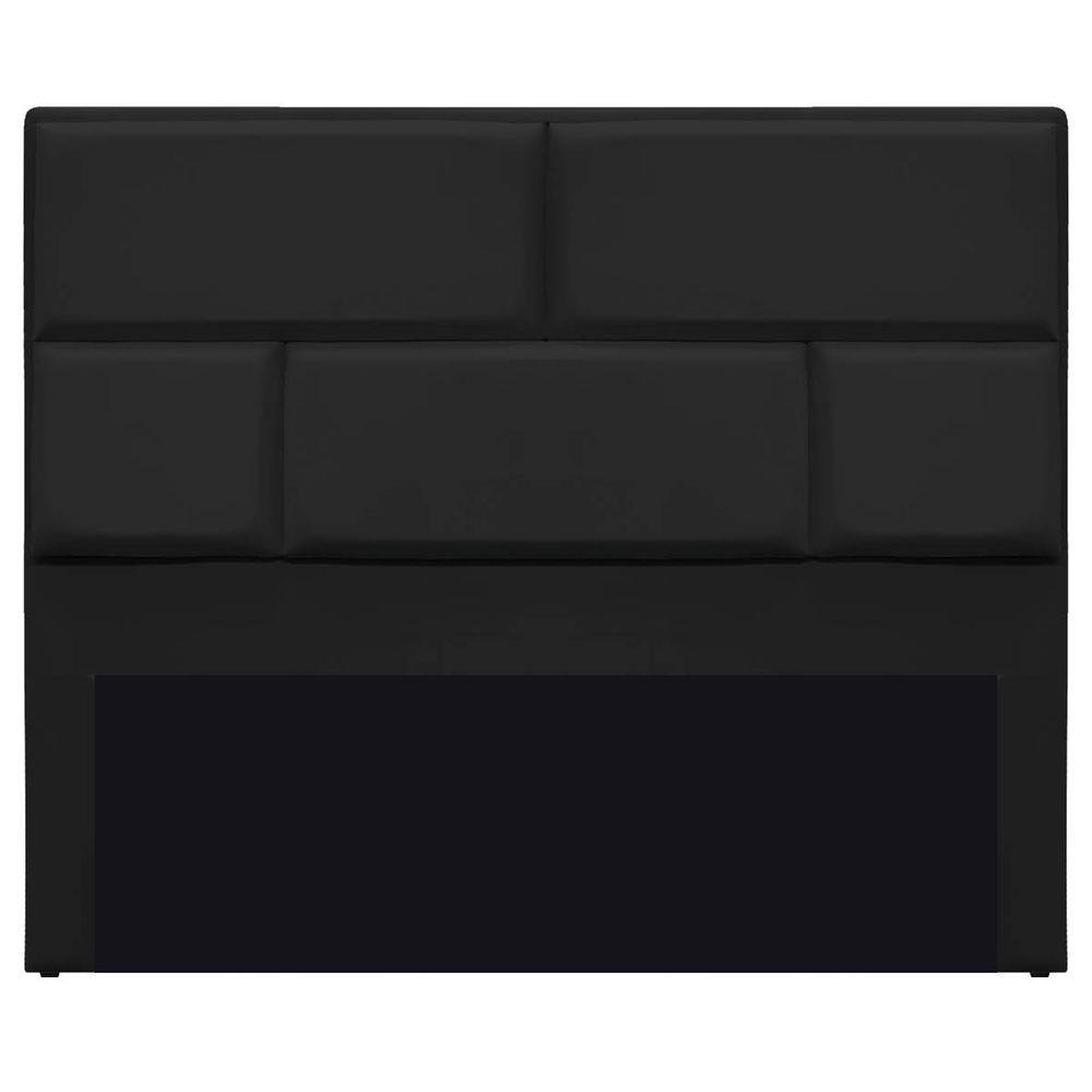 Cabeceira Casal 140 Cm Cama Box Corano Preto - 6