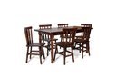 Ver imagem 1 de Conjunto de Mesa Mônaco 160x80 com 6 Cadeiras – Imbuia – Jm Móveis