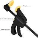 Ver imagem 3 de Grampo Aperto Rápido Tipo Sargento 60cm 24"pol | 02 Un