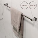Ver imagem 2 de Porta Toalha Banheiro Inox 304 + Kit Acessórios Banheiro