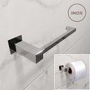 Ver imagem 4 de Porta Toalha Banheiro Inox 304 + Kit Acessórios Banheiro