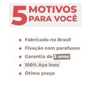 Ver imagem 6 de Porta Toalha Banheiro Inox 304 + Kit Acessórios Banheiro