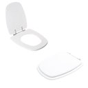 Ver imagem 2 de Assento Sanitário Tampa de Vaso Branco Resina Poliester Monte Carlo para Bacia Deca