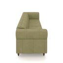 Ver imagem 6 de Sofá Living Sala de Estar Stanford Chesterfield 3 Lugares 260cm Pés de Madeira Couro Fendi G58 - Gra