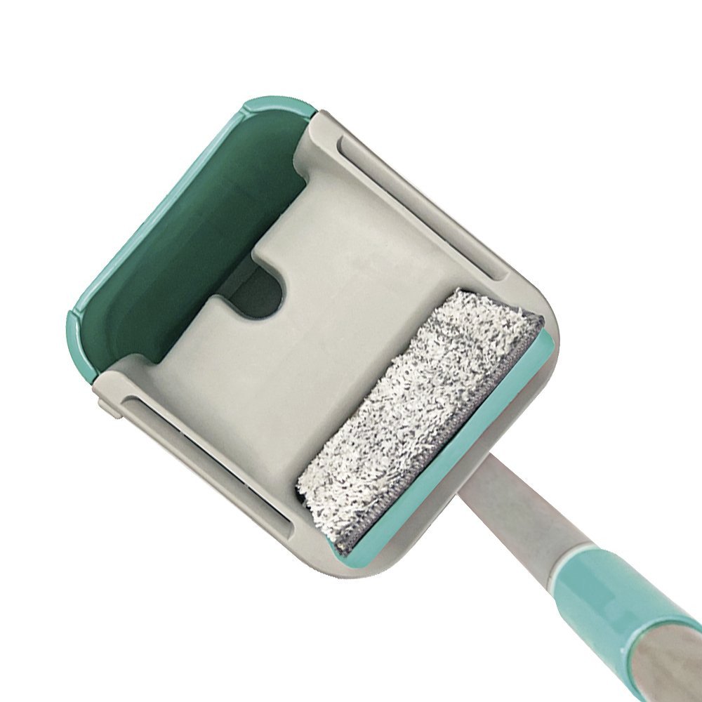 Rodo Flat Mop e Balde Lava e Seca Profissional com 1 Refil - 4