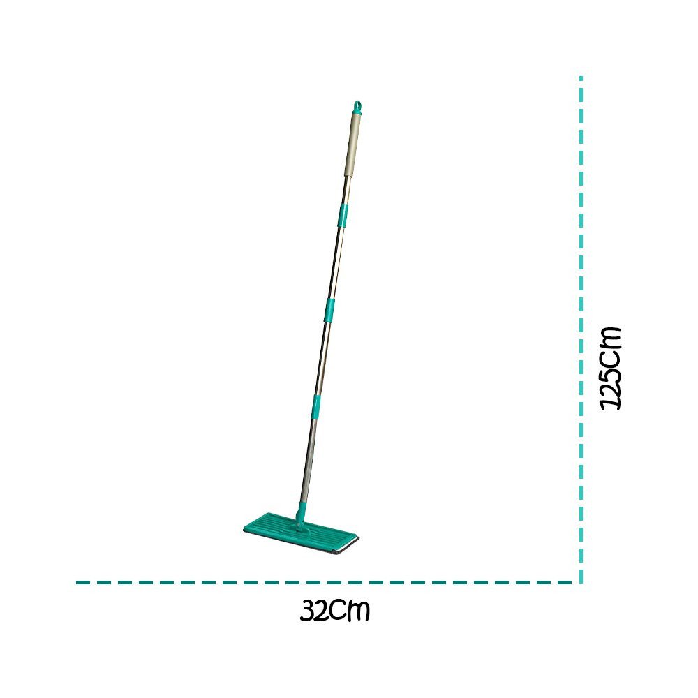 Rodo Flat Mop e Balde Lava e Seca Profissional com 1 Refil - 3