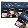 Jogo de Tapete P/ Cozinha - Bistrô - 2 Peças - Coffee Time 01 - Corttex - 2