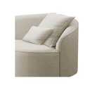 Ver imagem 7 de Divã Recamier Curvo Sala de Estar Recepção Inglaterra 180cm Lado Esquerdo Bouclé Bege - Amarena Móve