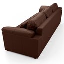 Ver imagem 5 de Sofá Retrátil 3 Lugares para Sala 297cm Dijon Couro Caramelo S07 - Mpozenato