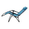 Cadeira Espreguiçadeira Pel-001Z Gravidade Zero Metal Azul - 4
