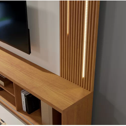 Home Valencia 2 Portas P/ Tv 75'' 2,20cm Naturalle/offwhite - 9