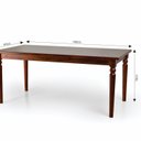 Ver imagem 4 de Conjunto de Mesa e 6 Cadeiras Sabrina Marrom/Nozes