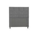 Ver imagem 1 de Cabeceira New Style Estofada Com Botão de Tecido para Cama Box Casal 144Cm Chumbo - JBE Móveis