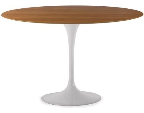 Mesa de Jantar Tulipa Saarinen Redonda 150cm Madeira - 4