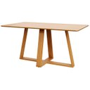 Ver imagem 2 de Mesa de Jantar 160cm 6 Lugares Carvalho Rosé