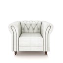 Ver imagem 7 de Conjunto Sala de Estar 1 Sofá Living 200cm e 1 Poltrona Stanford Chesterfield Pés Madeira Couro Bran