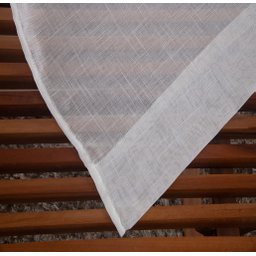 Cortina Linho de Gaze Off White 580x230cm para Varão Fastlar Cortina para Varão - 5
