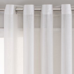 Cortina Linho de Gaze Off White 580x230cm para Varão Fastlar Cortina para Varão - 3