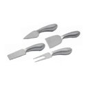 Ver imagem 1 de Jogo De Facas Queijo 4 Peças Aço Inox Fosco