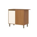 Ver imagem 1 de Balcão Canto Reto 01 Porta com Tampo Venaly C588 Fendi Ii - Henn