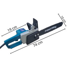 Moto Serra Elétrica Portátil 2400w Eletroserra Sabre 16 Pol 6000 Rpm Importway Iwmse24 - 2