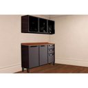 Ver imagem 1 de Cozinha Modulada Bertolini Estilo 2 Peças (1aéreo+1balcão) C2p12 Cinza/grafite-bertolini