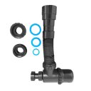 Ver imagem 5 de Sifão Sanfonado Extensivo Universal Preto Com Copo:preto
