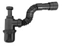 Ver imagem 1 de Sifão Sanfonado Extensivo Universal Preto Com Copo:preto