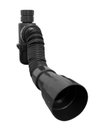 Ver imagem 3 de Sifão Sanfonado Extensivo Universal Preto Com Copo:preto