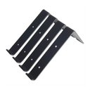 Ver mais imagens de 2pçs Mão Francesa Suporta 70kg o Par Prateleira 30cm Suporte