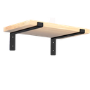 Ver imagem 1 de 2pçs Mão Francesa Suporta 70kg o Par Prateleira 30cm Suporte