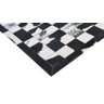 Tapete de couro de boi. 2,00 x 3,00 m. Preto e branco. mal10_2x3 - 4