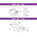 Ver imagem 3 de Bomba para piscina BMS - 300 3CV (mono) - monofásico