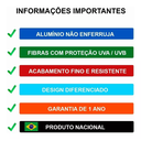 Ver imagem 5 de Kit com 4 Cadeiras em Alumínio Fibra Sintética Cozinha Área Externa Jardim Varanda