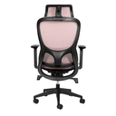 Ver imagem 3 de Cadeira de Escritório Ergonômica com Suporte Lombar em Tela Mesh Rose