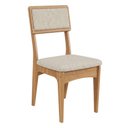 Ver imagem 6 de Mesa Jantar 1,80m 6 Lugares com 6 Cadeiras Assento Estofado 100% MDF Dalla Costa Cor:Off White com