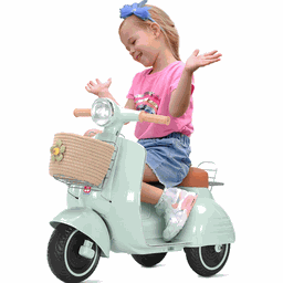 Moto Scooter Eletrica Bandeirante Lambreta Vespa 6v Menta - 2
