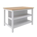 Ver imagem 1 de Bancada Gourmet Ilha Cozinha c ilumina Ditália 2Prat CD-1019 cor:cinza