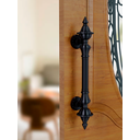 Ver imagem 3 de Puxador Colonial Jd 33cm Preto Fosco