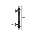 Ver imagem 5 de Puxador Colonial Jd 33cm Preto Fosco