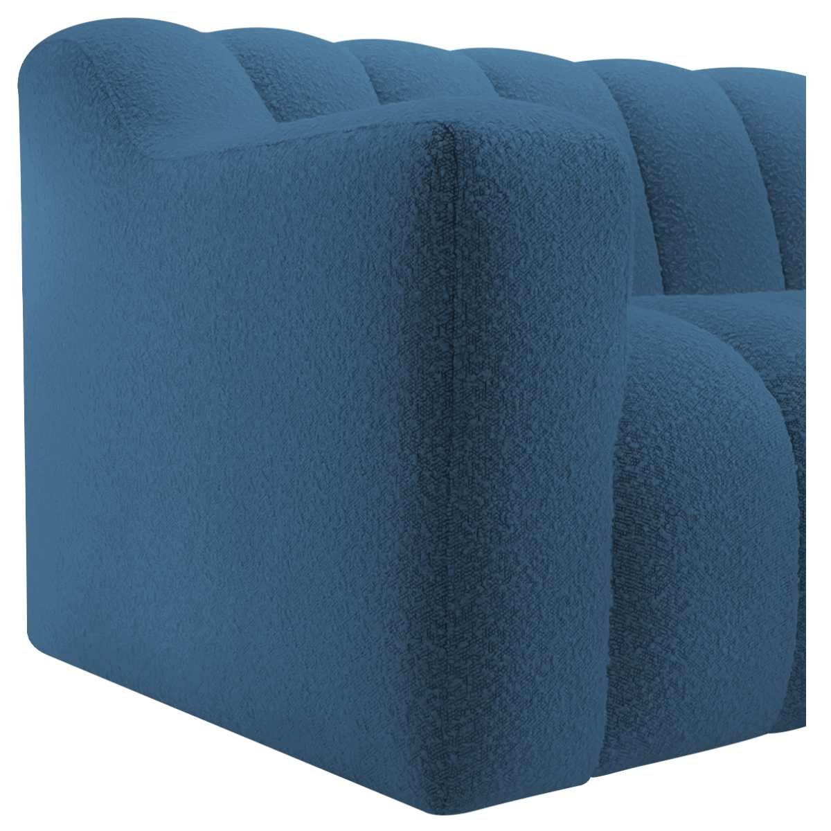 Sofá 2 Lugares Luxo Recepção Escritorio Sala Elegance 180cm Linho - 8