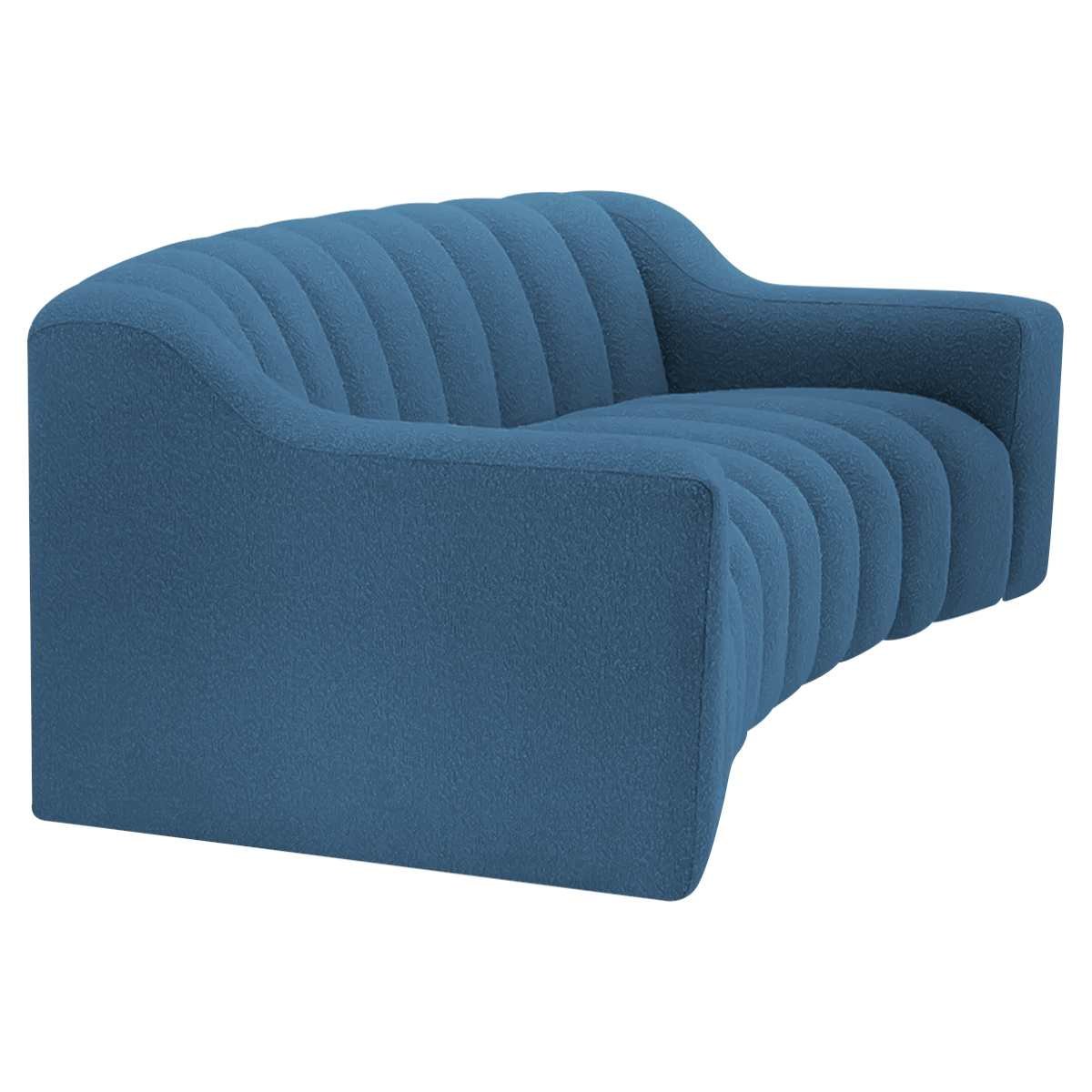 Sofá 2 Lugares Luxo Recepção Escritorio Sala Elegance 180cm Linho - 6
