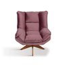 Poltrona Rincão 3100.001.0089 Giratória Roxa - 1