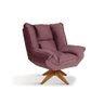 Poltrona Rincão 3100.001.0089 Giratória Roxa - 2