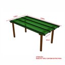 Ver imagem 3 de Kit Policarbonato Verde 6mm 2,00m x 6,00m - Perfis Naturais