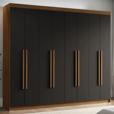 Guarda-roupa Casal 8 Portas Batentes Venus Madesa