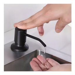 Dispenser de Detergente Embutido Flux Preto 500ml - 3